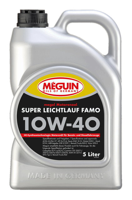 Eurolub GT 10W-40 Diesel & Benziner Motoröl 5Liter - SAE 10W-40 - Auto
